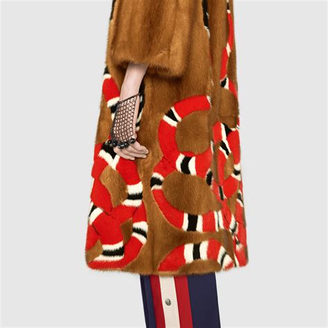 gucci fur|gucci coat women's.